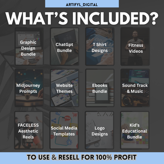 ULTIMATE DIGITAL PRODUCT BUNDLE — 20+ Million ASSETS WITH FULL RESELL RIGHTS