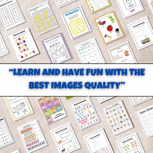 Kid’s Educational Bundle: 8000+ printable All-in-One Learning Fun for Kids! +PLR MRR