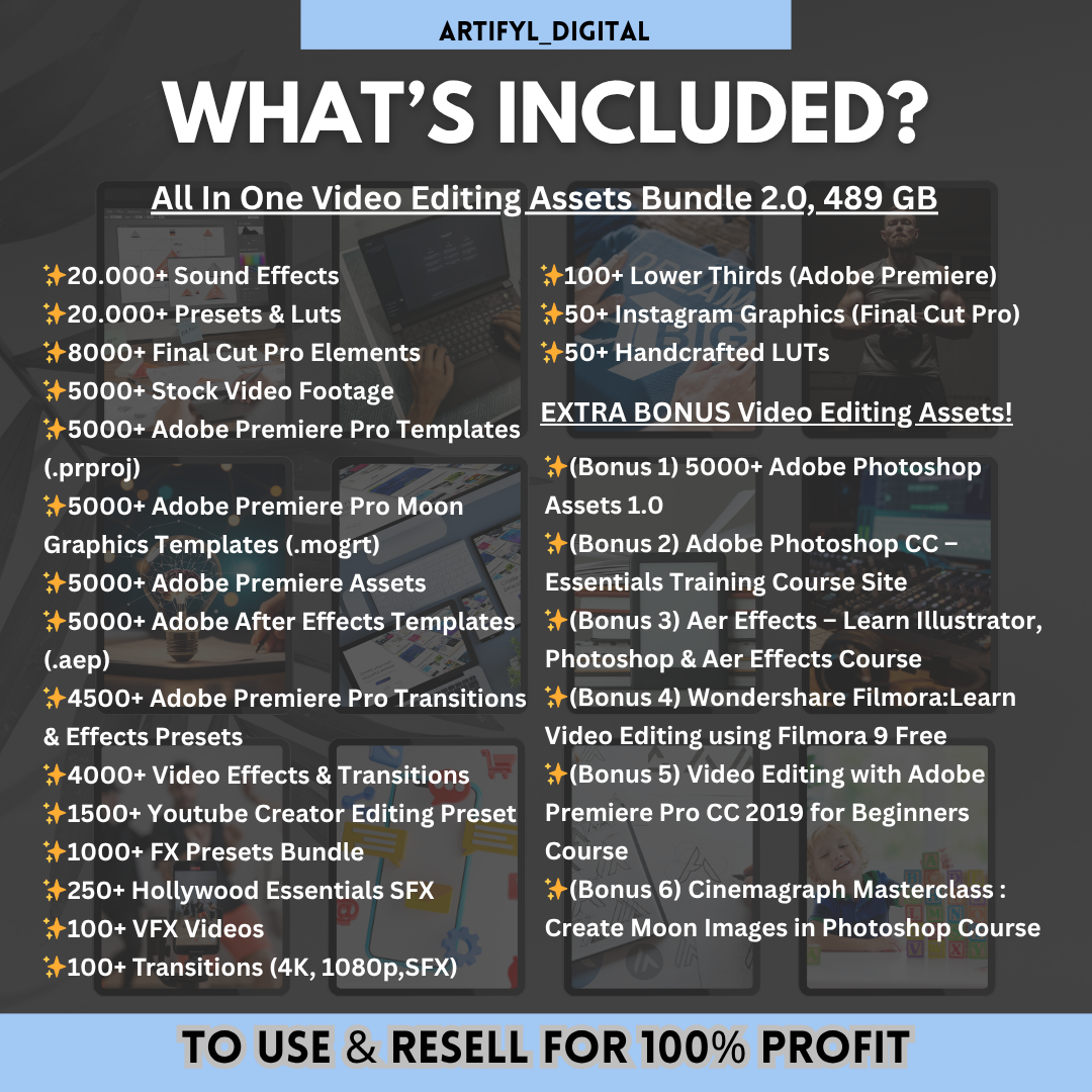 ULTIMATE DIGITAL PRODUCT BUNDLE — 20+ Million ASSETS WITH FULL RESELL RIGHTS