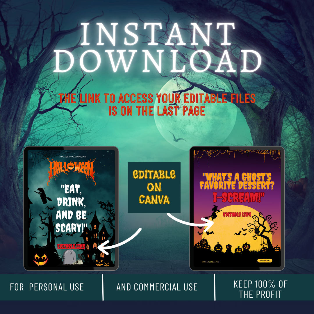 HALLOWEEN Busy Books, With MRR & PLR License