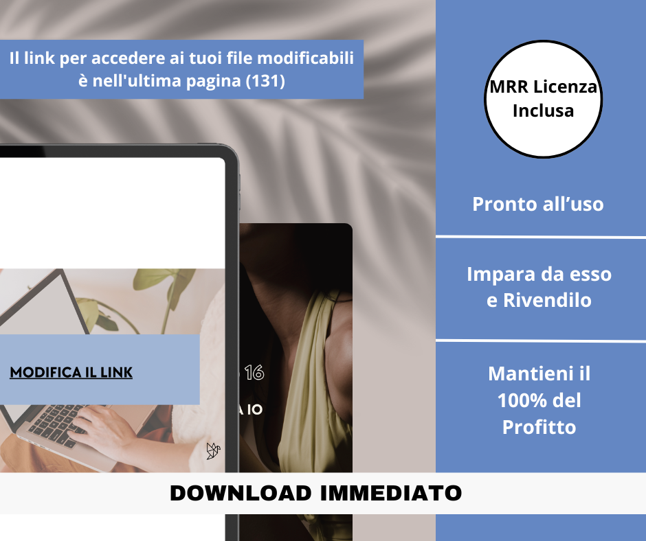 L'ultimo Progetto di Marketing Senza Volto, con MRR Licenza Inclusa